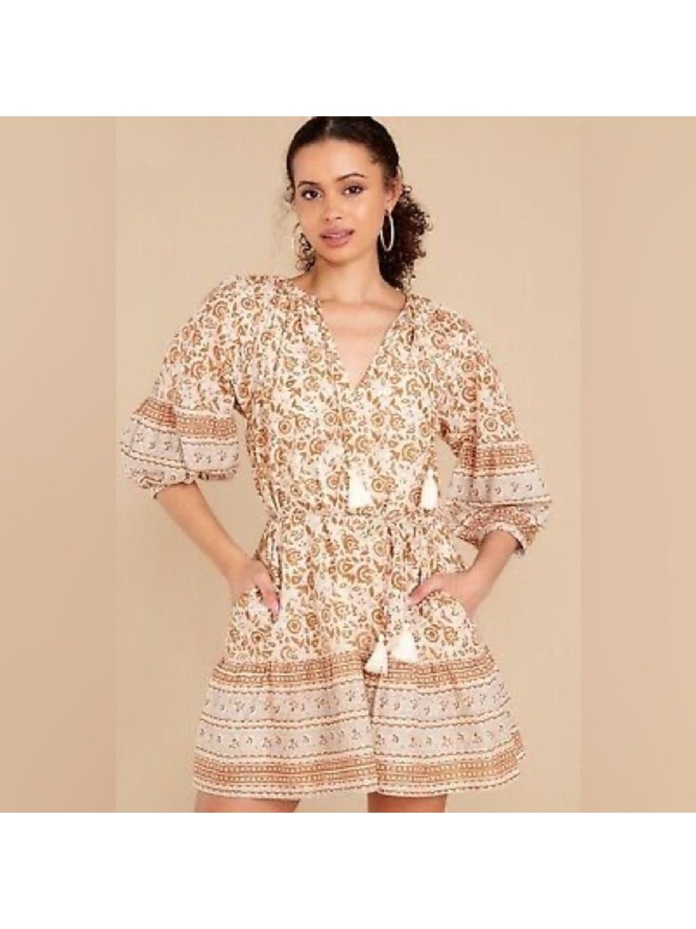 Cleobella Rosy Mini Dress Size Small